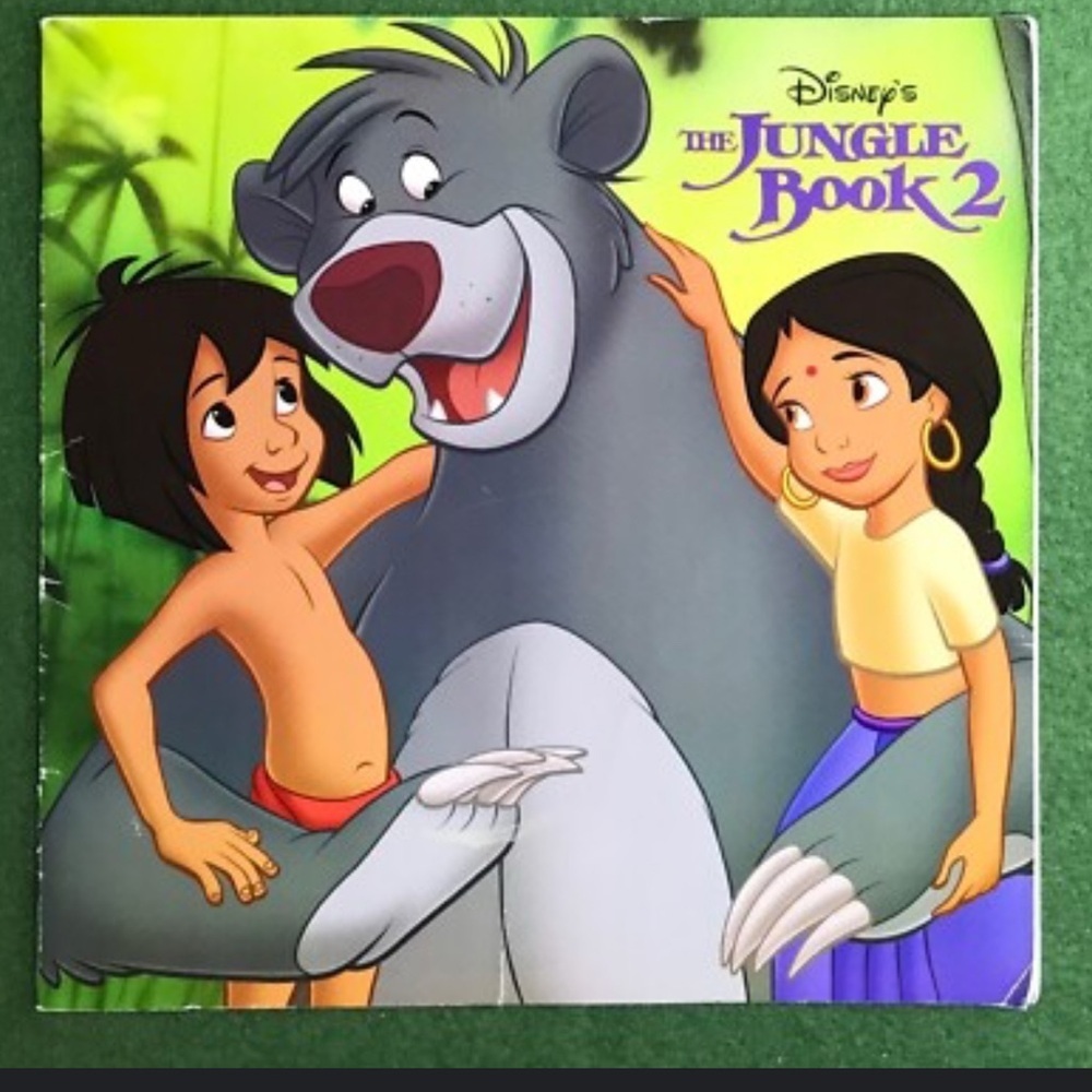 Disney Jungle Book 2 Storybook - Green and Gray